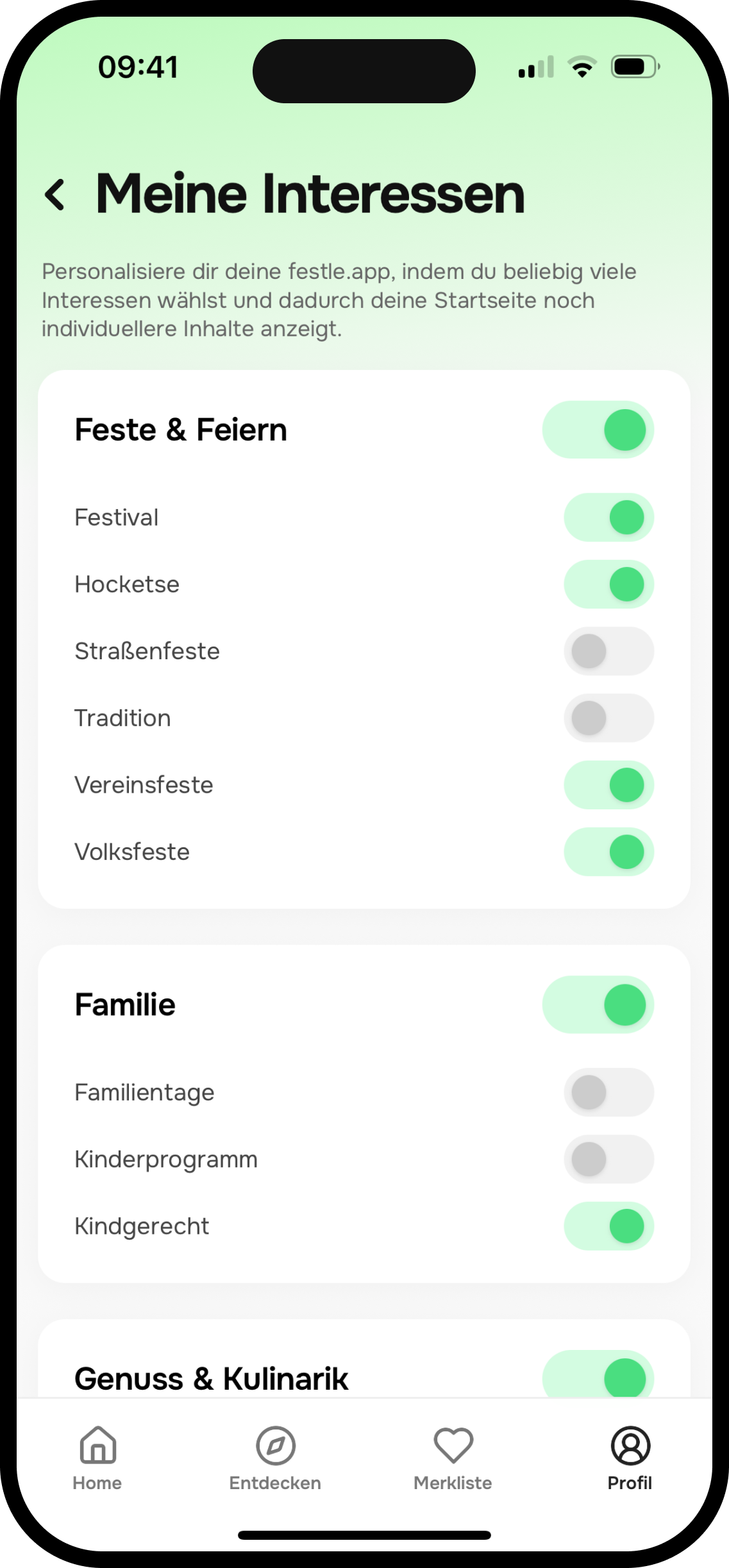 Feature Beschreibung